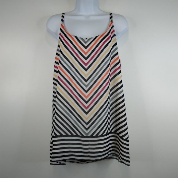 Cabi 5043 Linea Chevron Striped Multicolor Cami Top Size M - Picture 3 of 12
